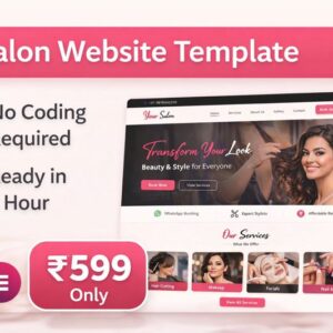 Salon & Beauty Parlour Website Template – Modern & Mobile Friendly